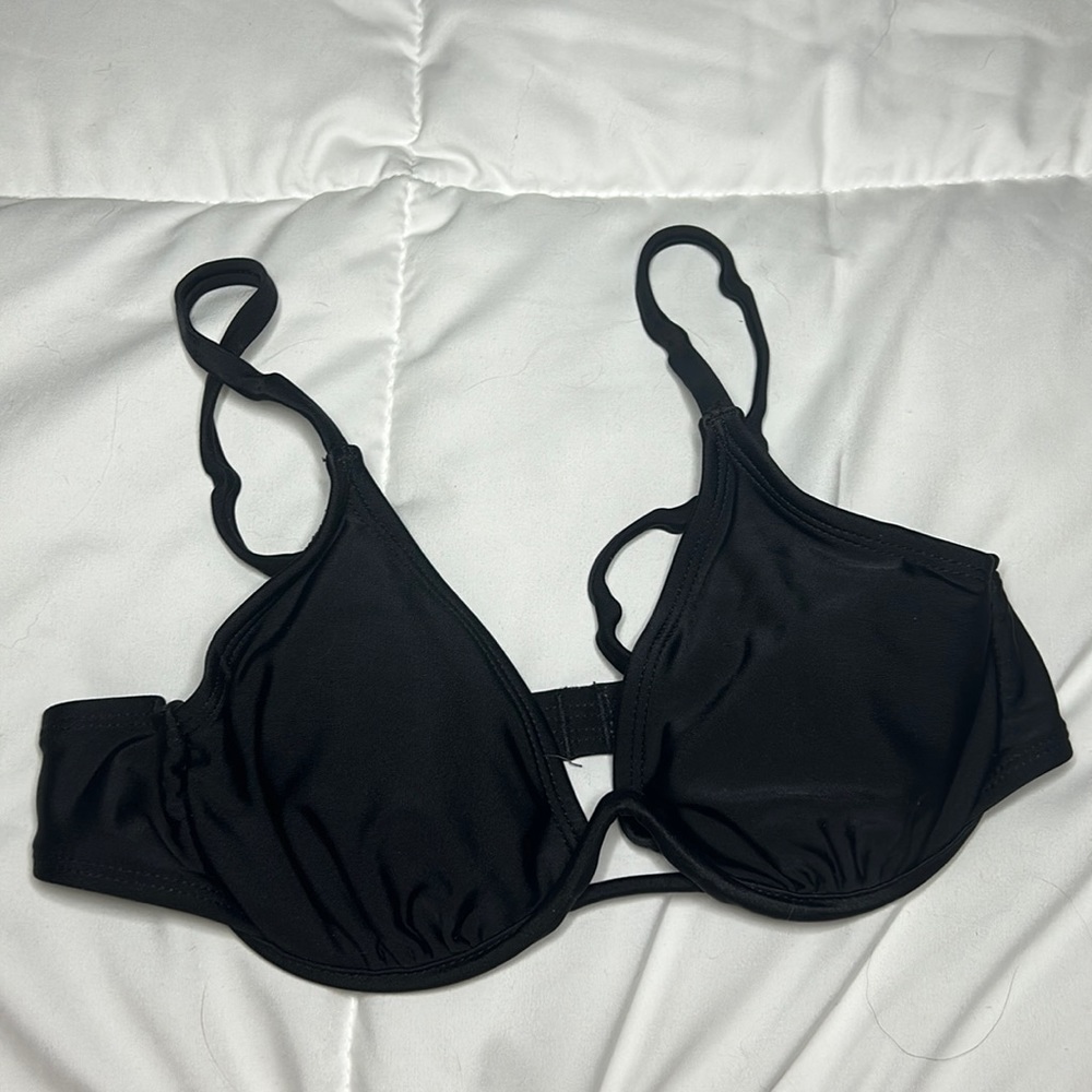 Black Wire Swim Top